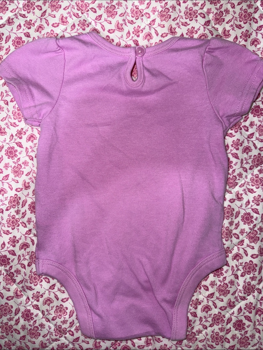 Garanimals Lavender One-Piece with 'Kind. Loved. Amazing.' Print - Picture 2 of 2
